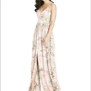 Dessy Collection Bridesmaid/Prom/ Wedding Guest Dress in Blush Garden